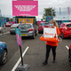 Moviegoers ordered food delivered to their vehicles at a showing of Jaws on Aug. 5 in Newcastle upon Tyne, England.